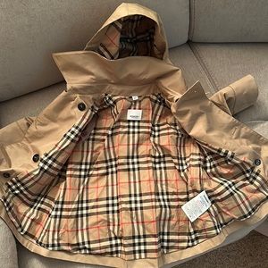 Toddler Burberry Trench Coat.